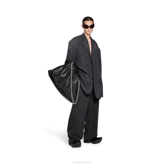 velika ženska puhasta torba Balenciaga Črna N4DP433