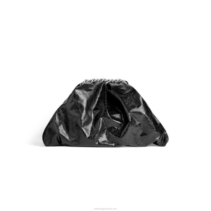 velika ženska puhasta torba Balenciaga Črna N4DP433