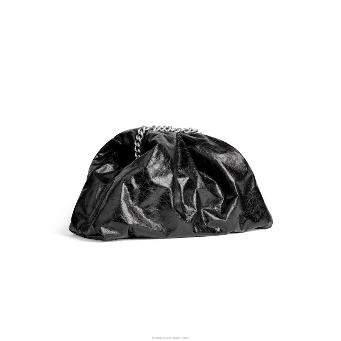 velika ženska puhasta torba Balenciaga Črna N4DP433