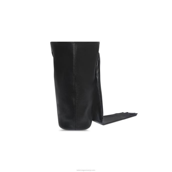 velika ženska torba z rokavicami Balenciaga Črna N4DP431